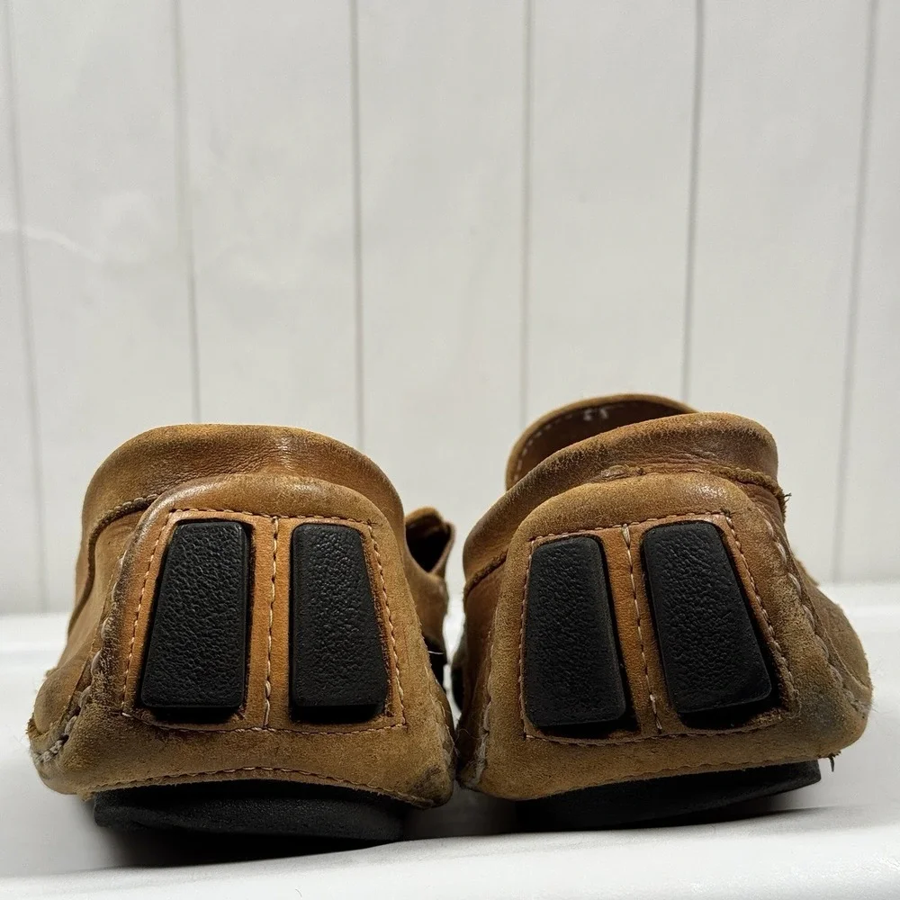 Driving Loafers Brown Leather Classic Timeless Casual Comfy Dress Shoes‎ Men 12M